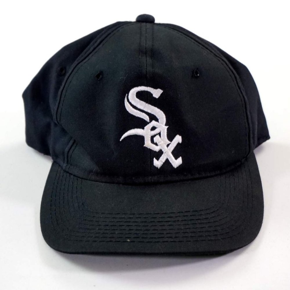 Vintage 90’s The G Cap Chicago White Sox Hat Black Sox